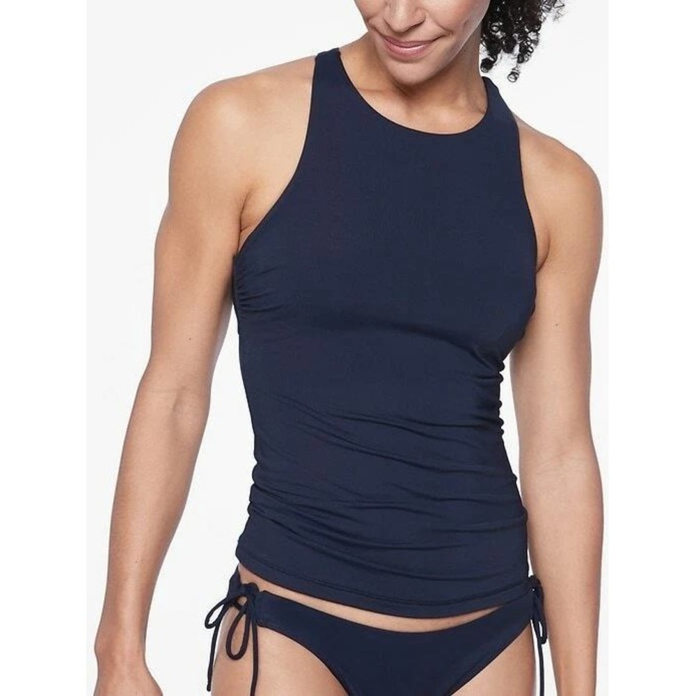 Athleta‎ Maldives Bra Cup Tankini Navy Blue 38B/C New With Tags